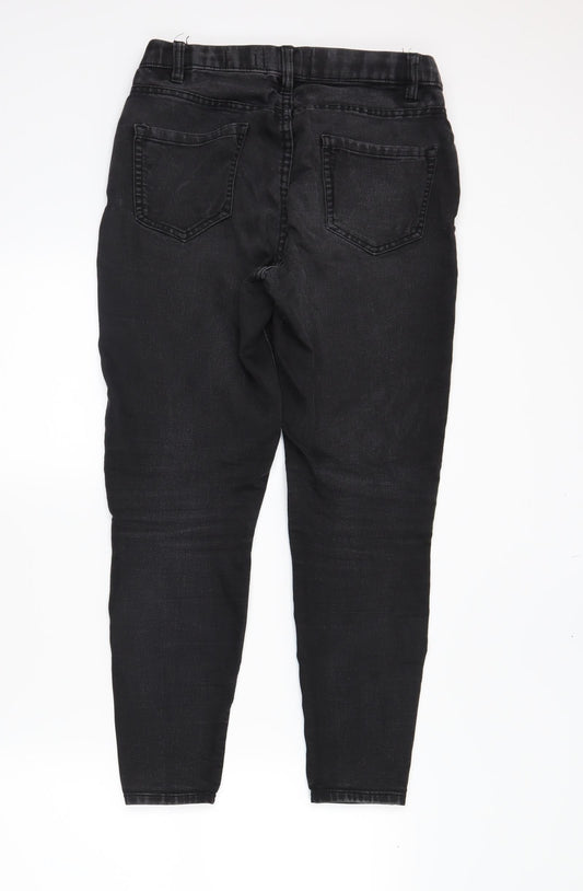 newlook Womens Black  Denim Jegging Jeans Size 10 L25 in