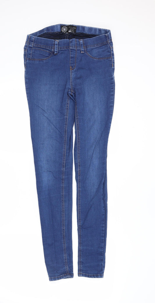 newlook Womens Blue  Denim Jegging Jeans Size 8 L30 in