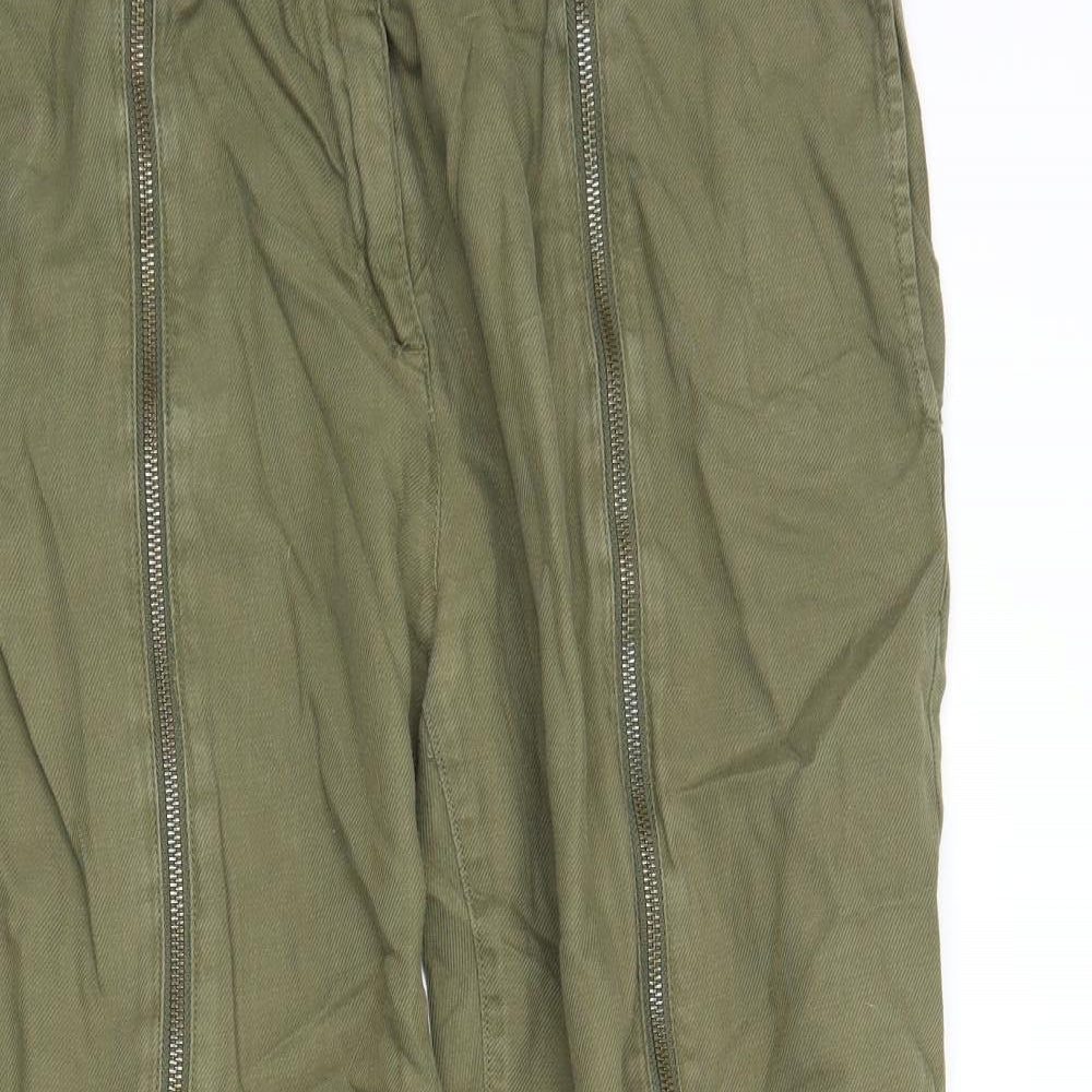 NEXT Womens Green   Chino Trousers Size 18 L27 in