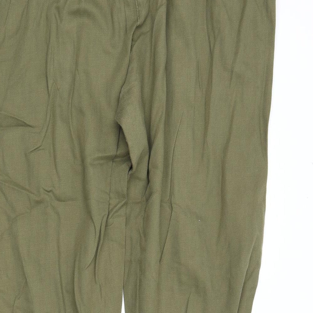 NEXT Womens Green   Chino Trousers Size 18 L27 in