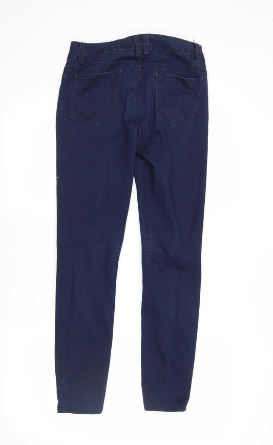yesyes Womens Blue  Denim Skinny Jeans Size 8 L28 in