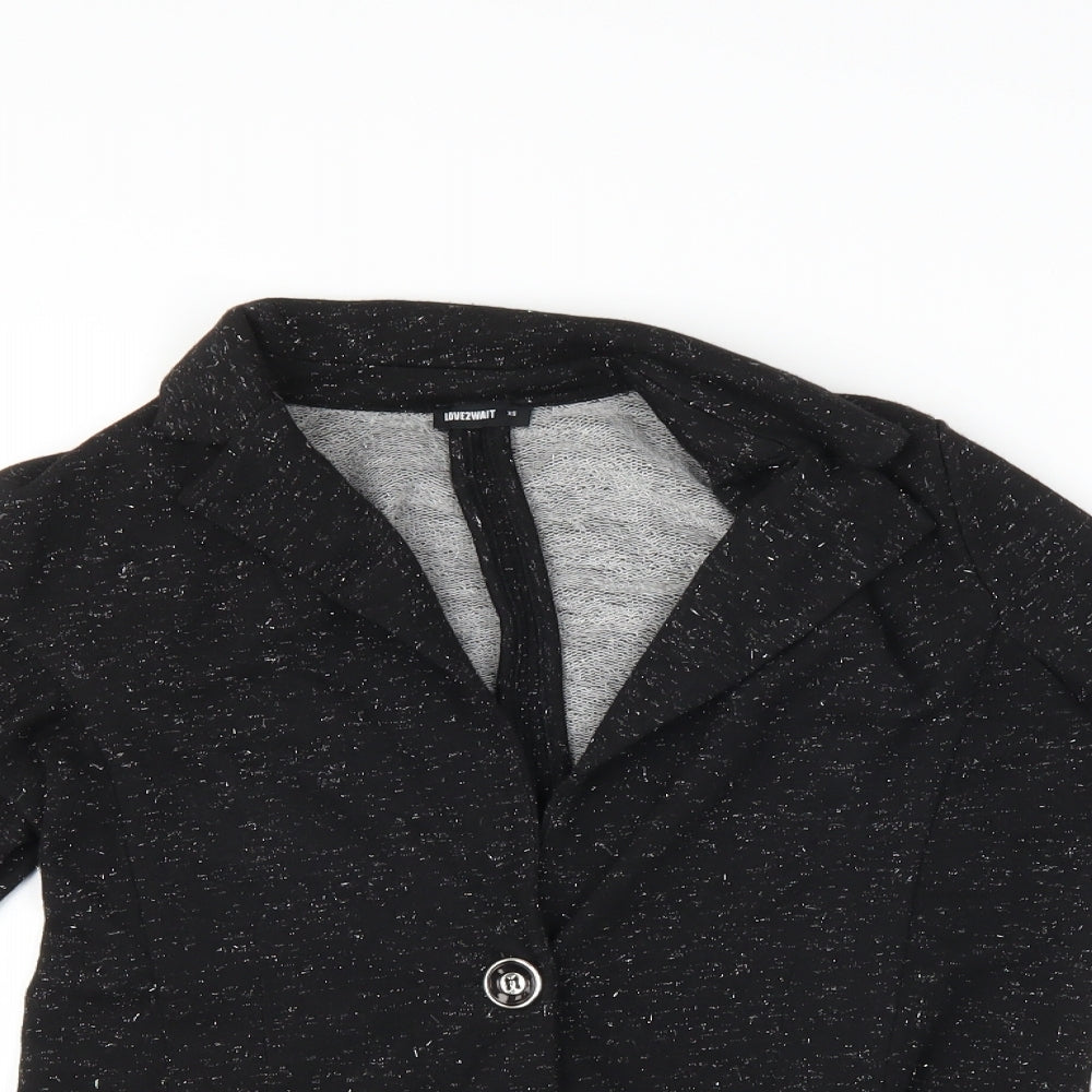 love2wait Womens Black   Jacket Suit Jacket Size XS