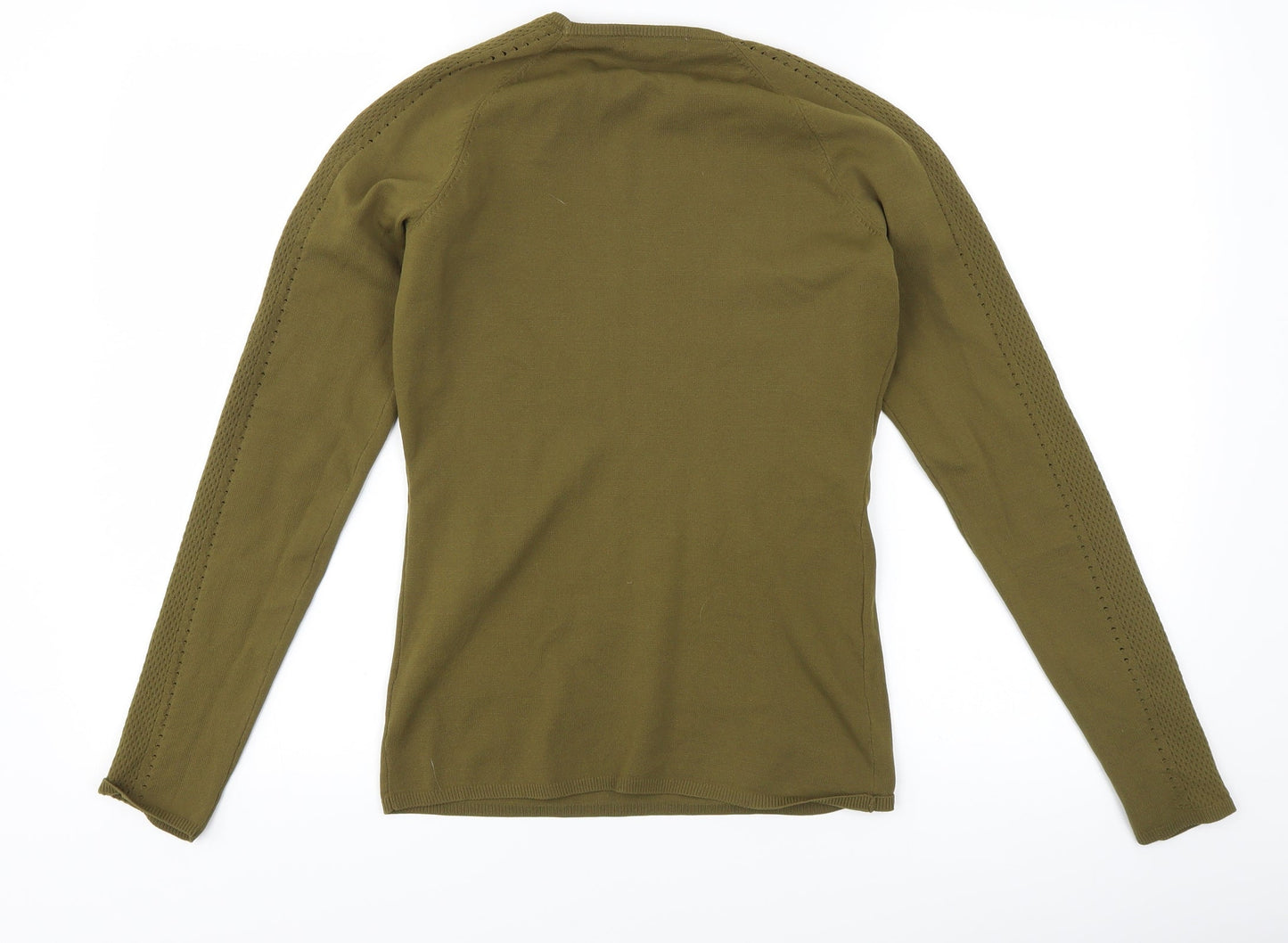 H&M Womens Green   Basic T-Shirt Size S