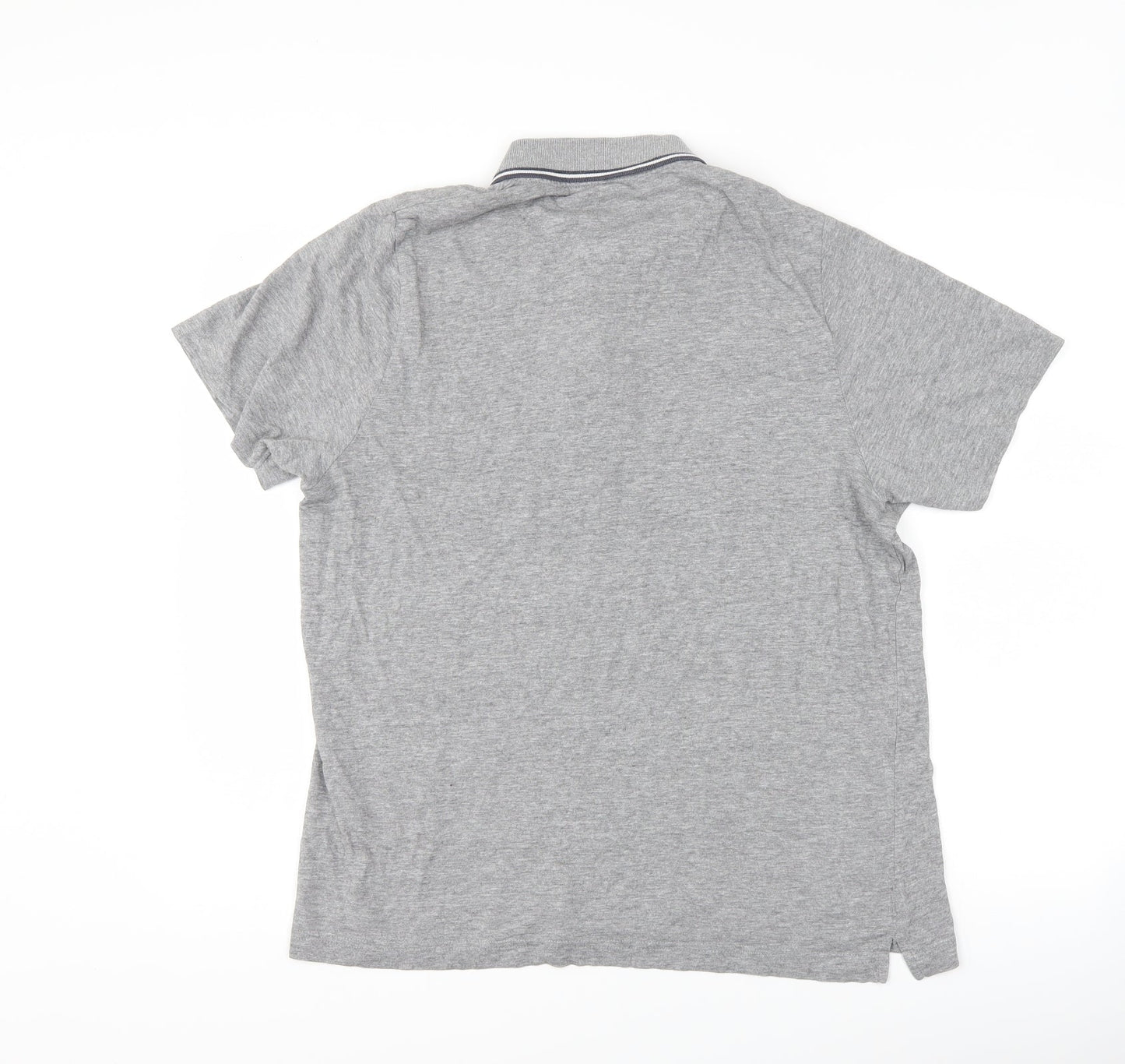 Avenue Mens Grey    Polo Size M