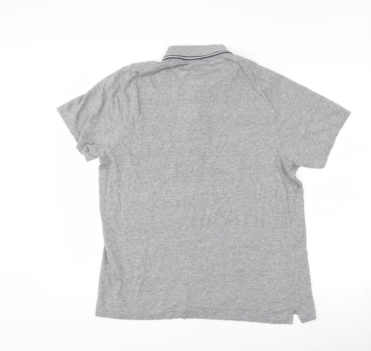 Avenue Mens Grey    Polo Size M