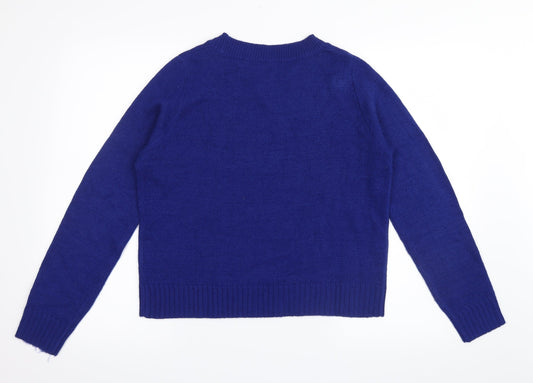 Preworn Womens Blue   Pullover Jumper Size S