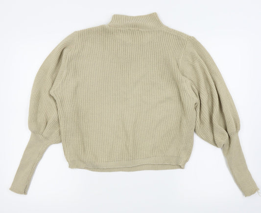 Stylewise Womens Beige   Pullover Jumper Size M