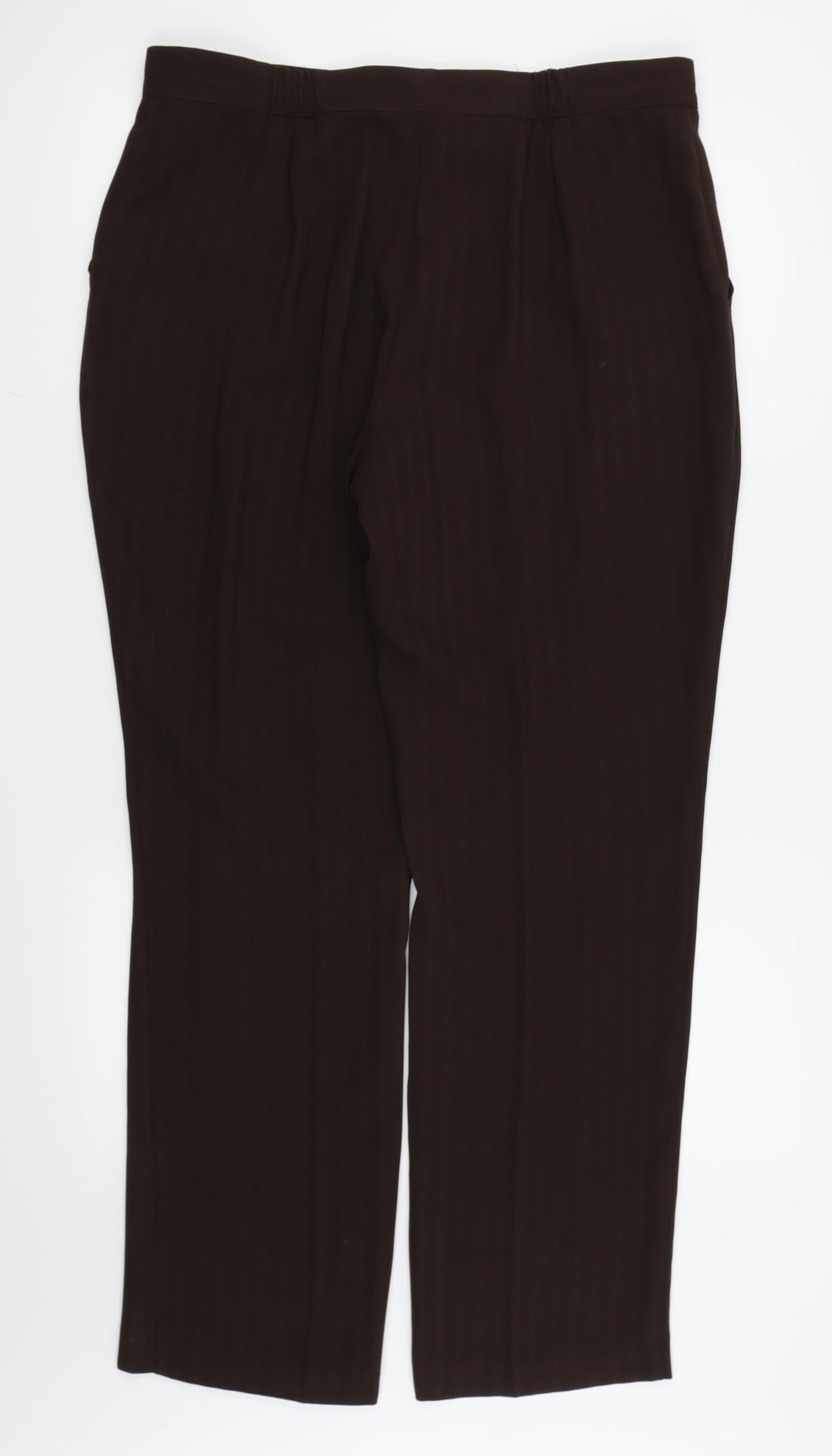 Preworn Womens Brown   Trousers  Size 34 in L29 in