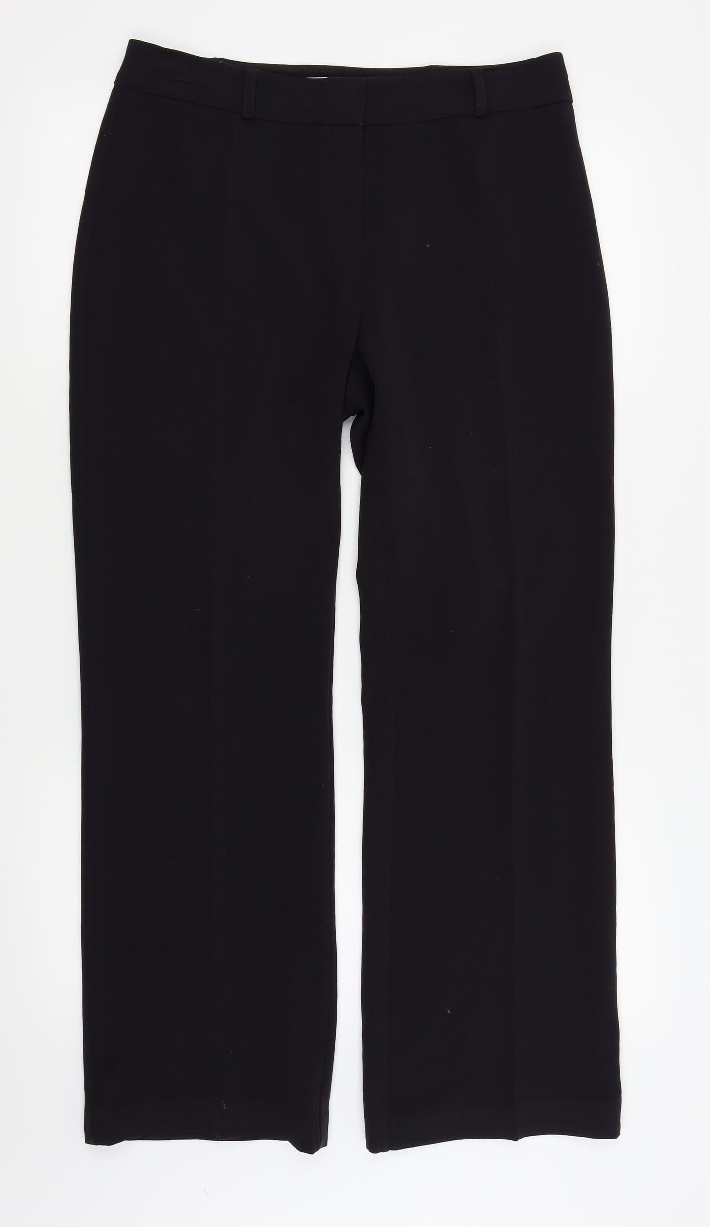 M&Co Womens Purple   Trousers  Size 12 L27.5 in