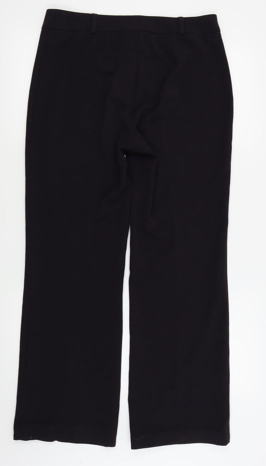 M&Co Womens Purple   Trousers  Size 12 L27.5 in