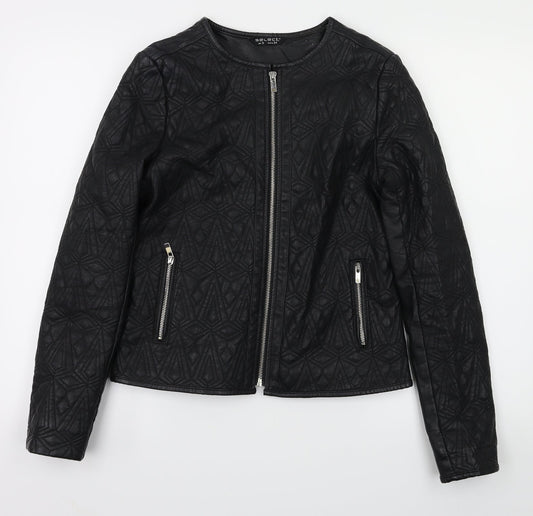 Select Womens Black   Jacket  Size 6