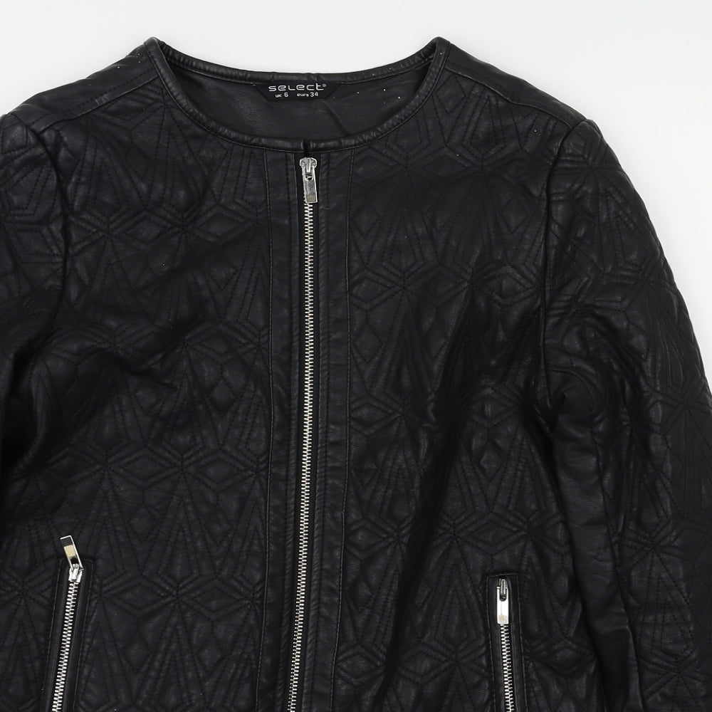 Select Womens Black   Jacket  Size 6