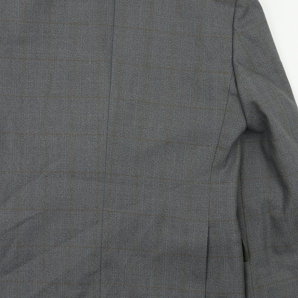 Dunn &Co Mens Grey   Jacket Blazer Size 36
