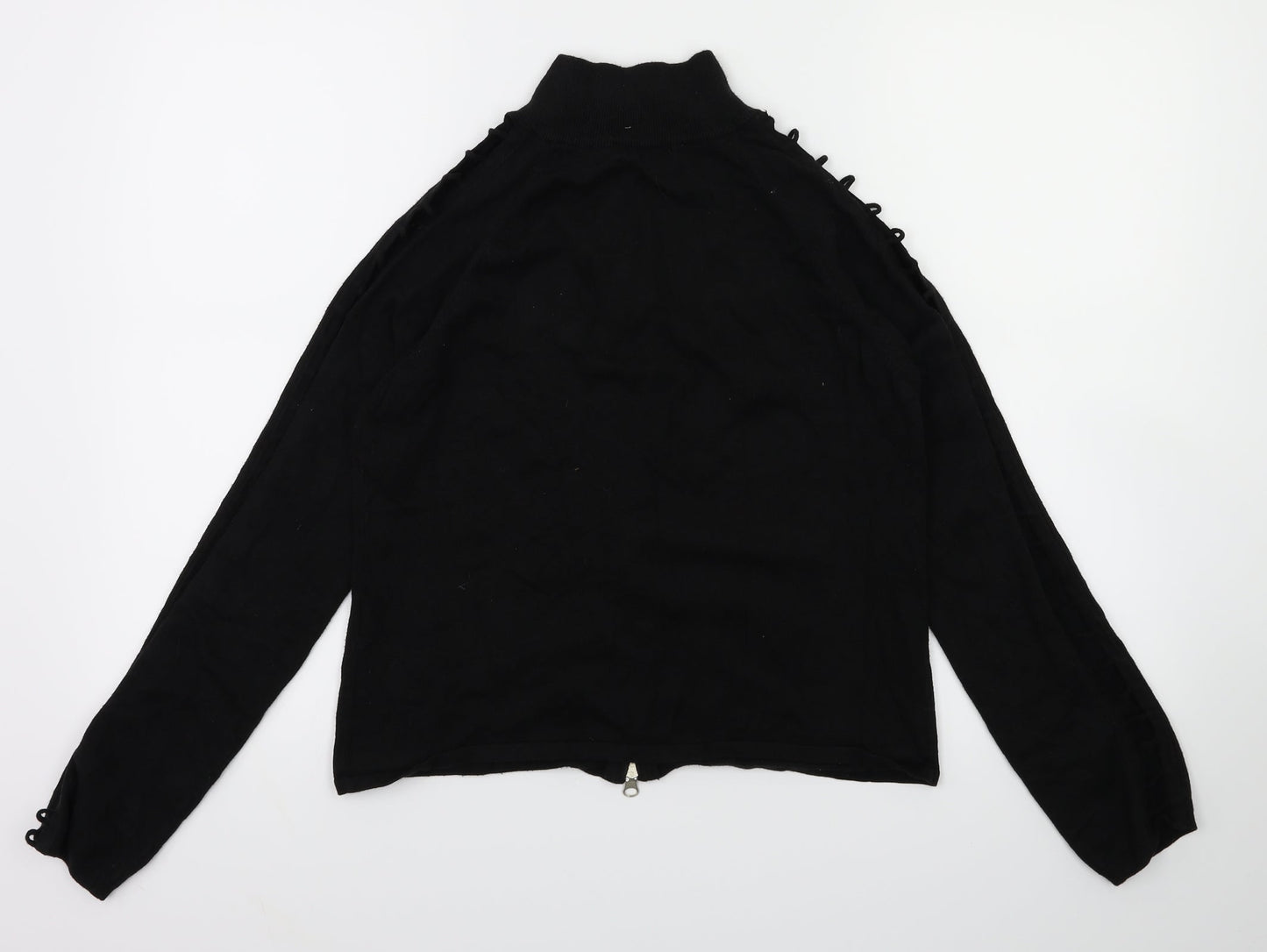 influence Womens Black   Full Zip Jumper Size L