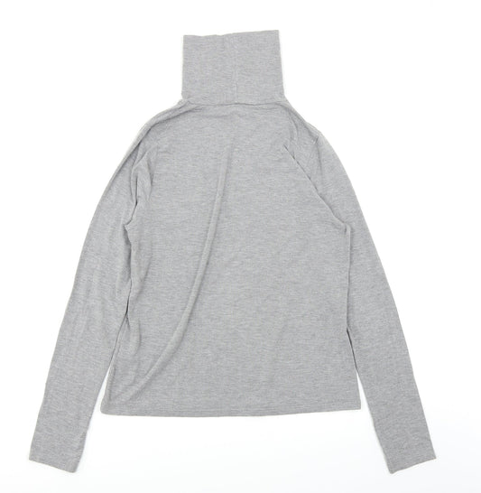 Topshop Womens Grey   Basic T-Shirt Size 14