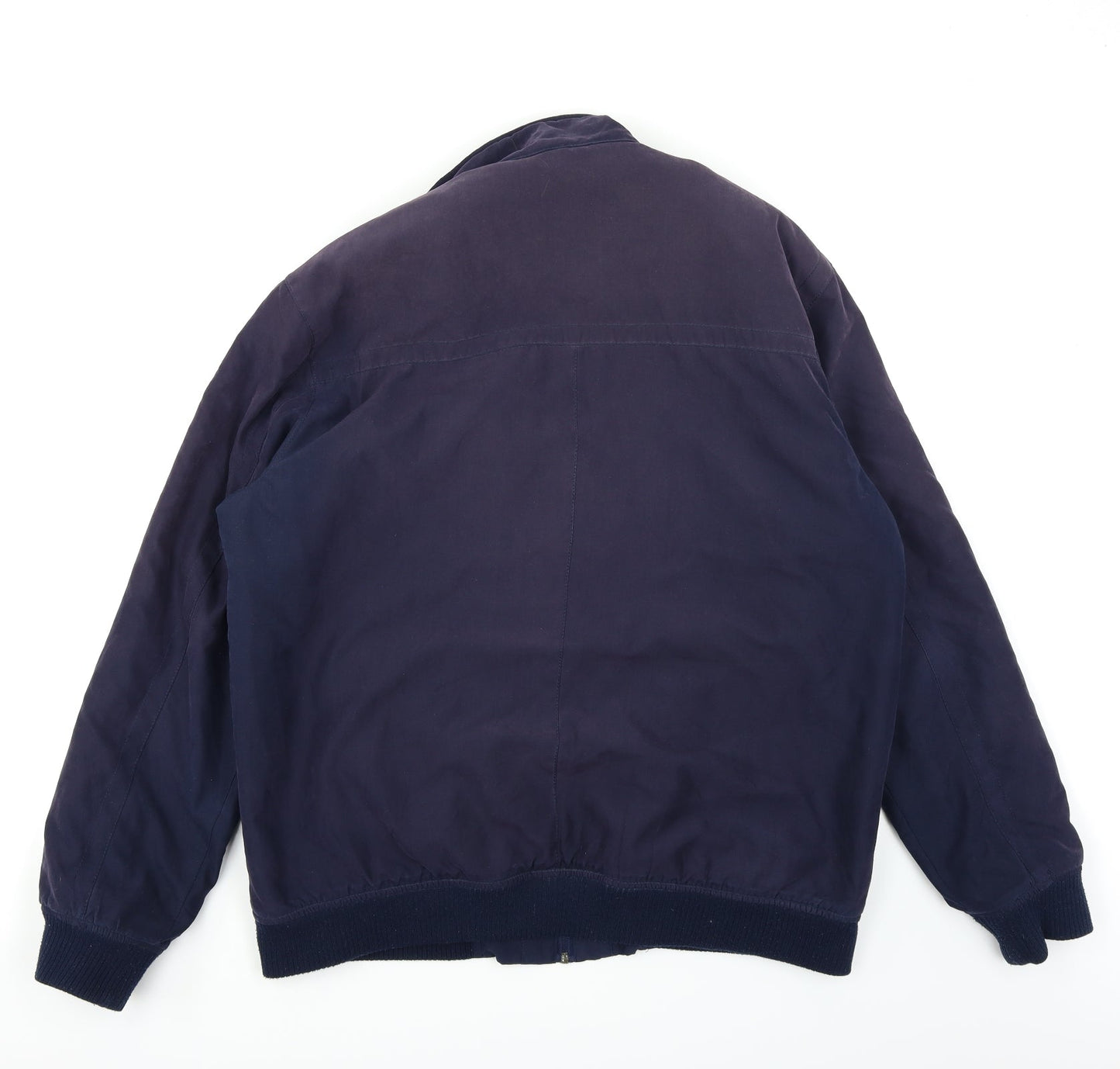 EWM Mens Blue   Bomber Jacket Coat Size L