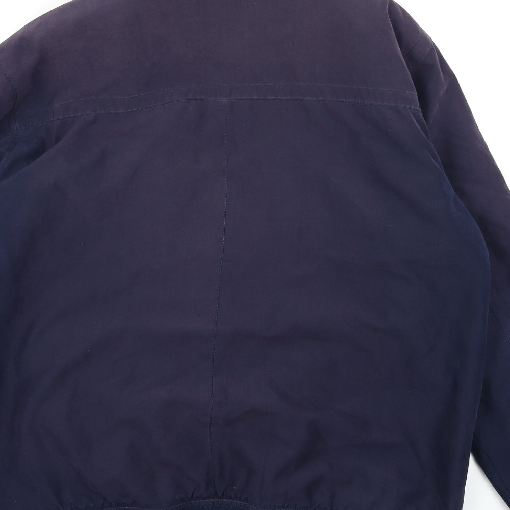 EWM Mens Blue   Bomber Jacket Coat Size L