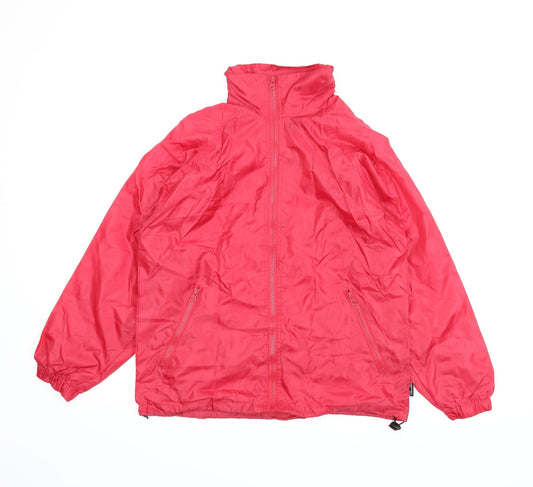 Mountain Pack Womens Red   Anorak Coat Size 10