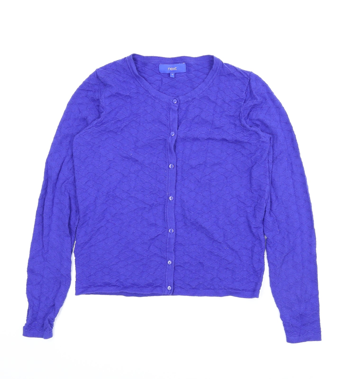 NEXT Womens Blue   Cardigan Jumper Size 12