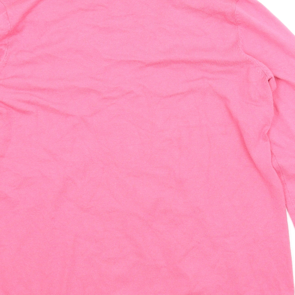 M&Co Womens Pink   Pullover Jumper Size 18
