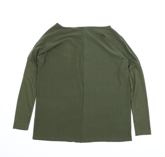 Preworn Womens Green   Basic Blouse Size L