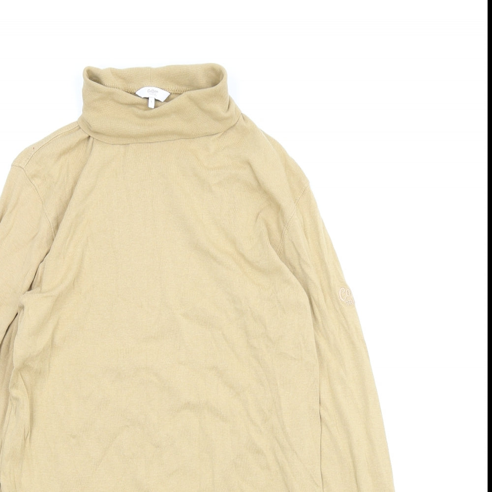 Cotton Traders Womens Beige   Pullover Jumper Size L