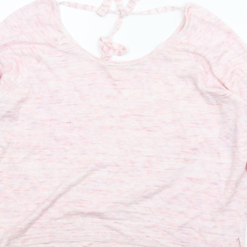 Indigo Womens Pink   Basic Blouse Size M