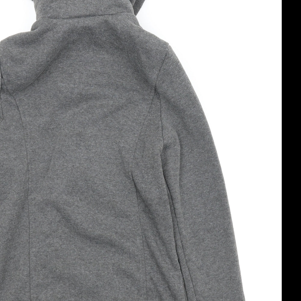 Network Womens Grey   Full Zip Jumper Size 8