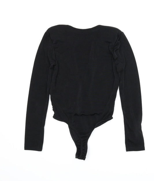 Missguided Womens Black   Leotard One-Piece Size 10