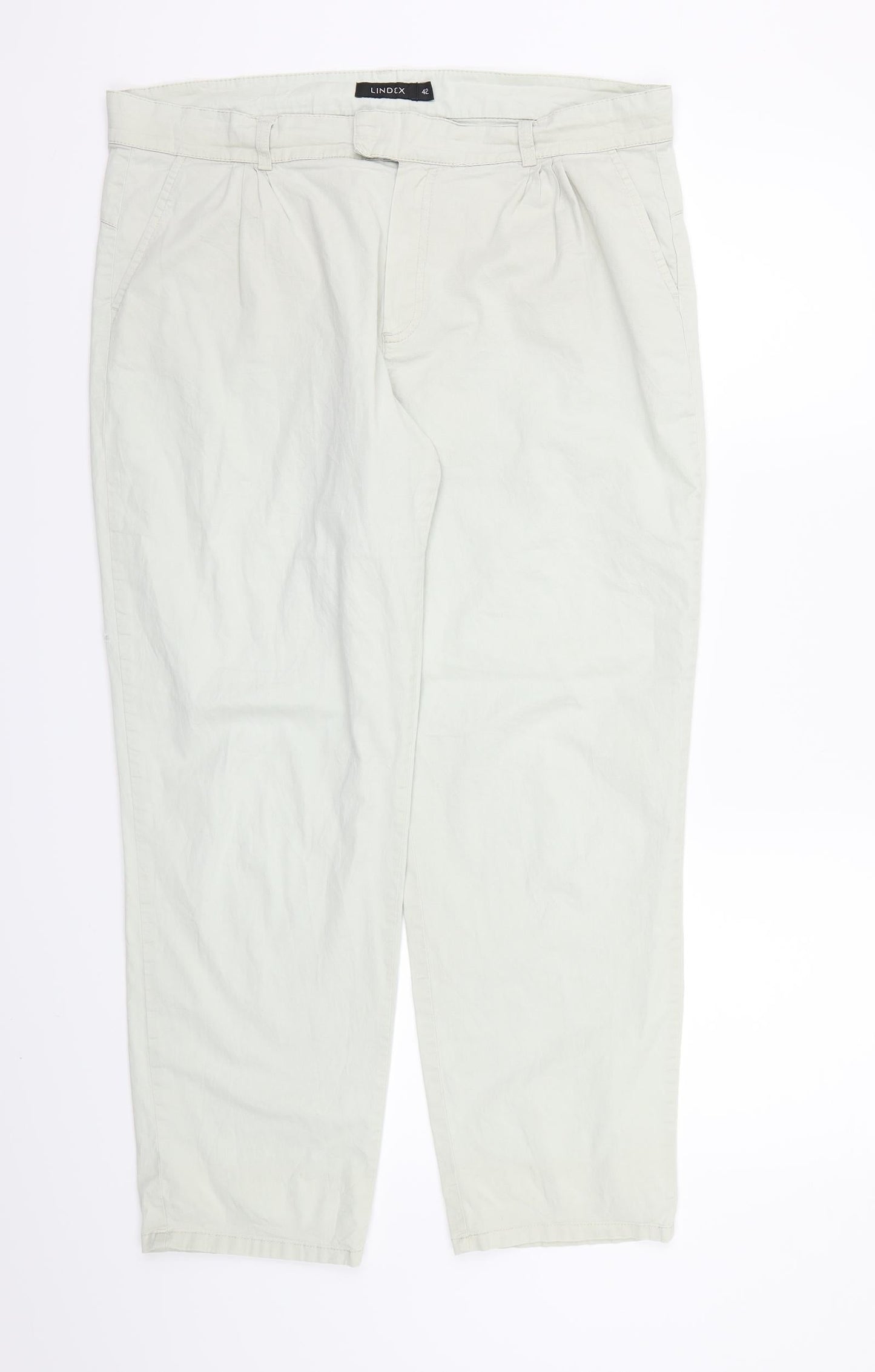 Lindex Womens Ivory   Trousers  Size 14 L26 in