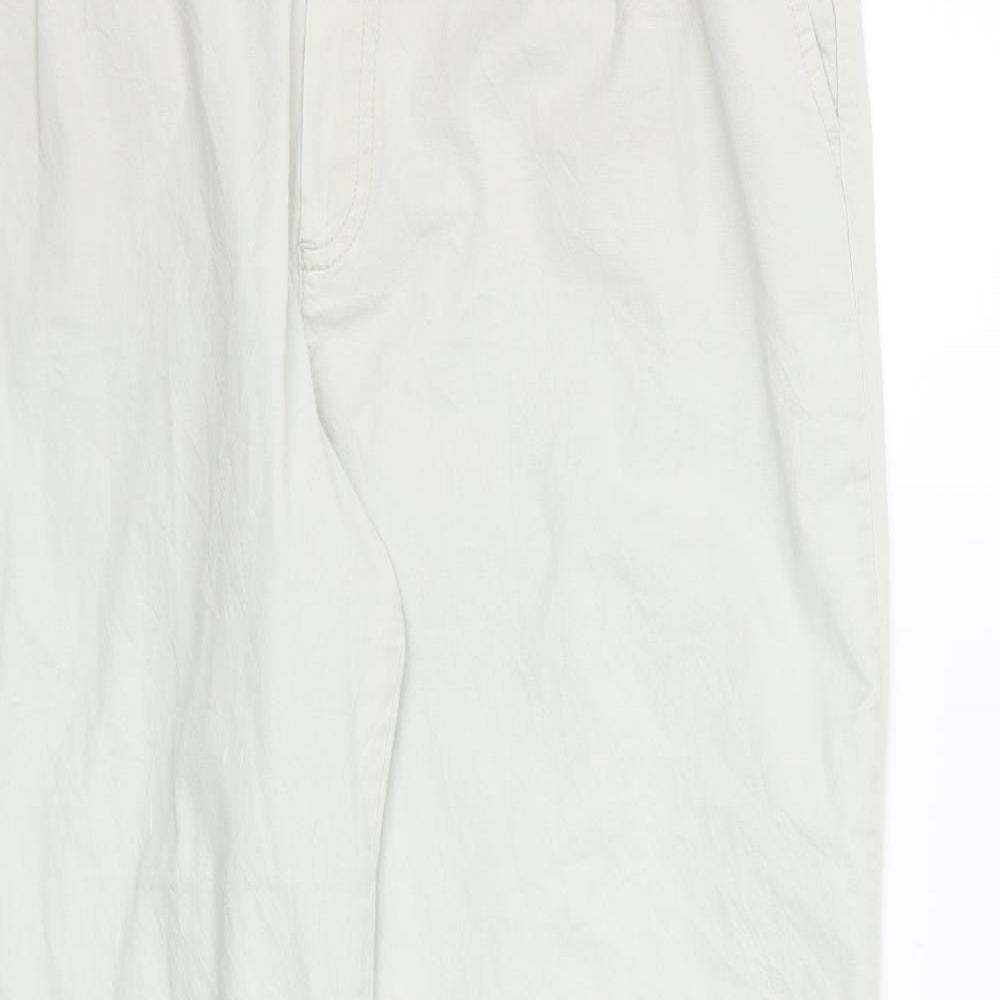 Lindex Womens Ivory   Trousers  Size 14 L26 in