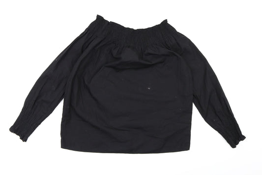 Zara Womens Black   Basic Blouse Size XS