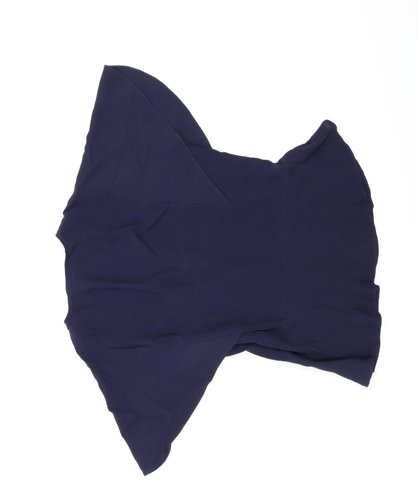 Warehouse Womens Blue  Chiffon Basic Blouse Size 10