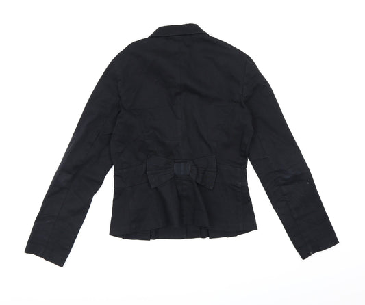 Lux Womens Black   Jacket Blazer Size L