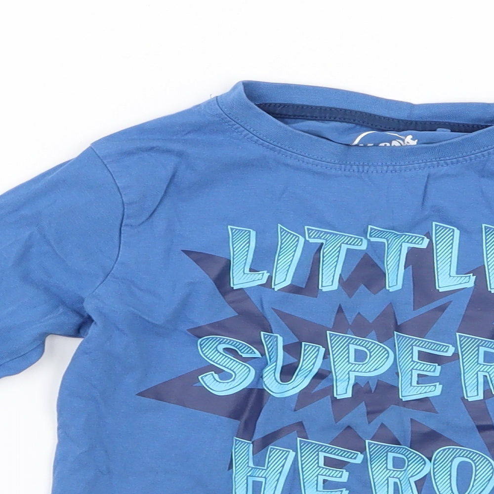 Boys Boys Blue   Basic T-Shirt Size 5-6 Years