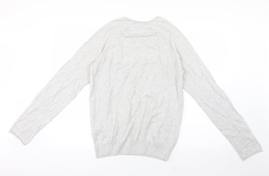 Mavi Mens Grey  Knit Pullover Jumper Size M