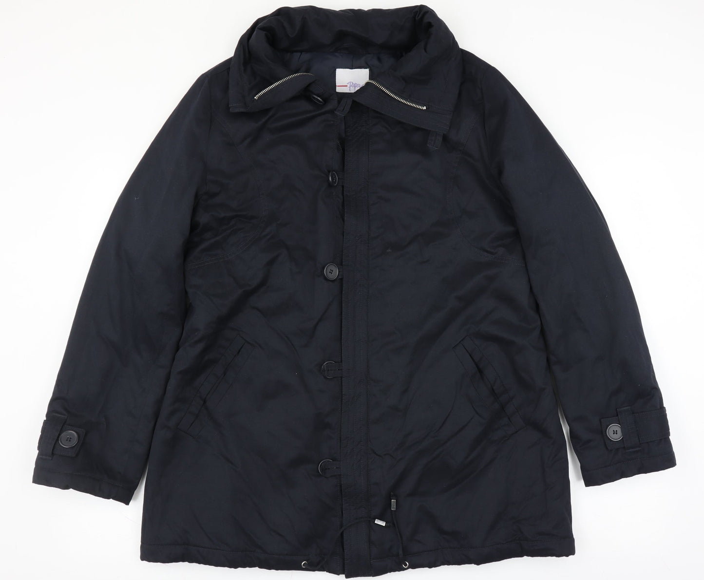 Papaya Womens Blue   Jacket Coat Size 16