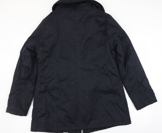 Papaya Womens Blue   Jacket Coat Size 16