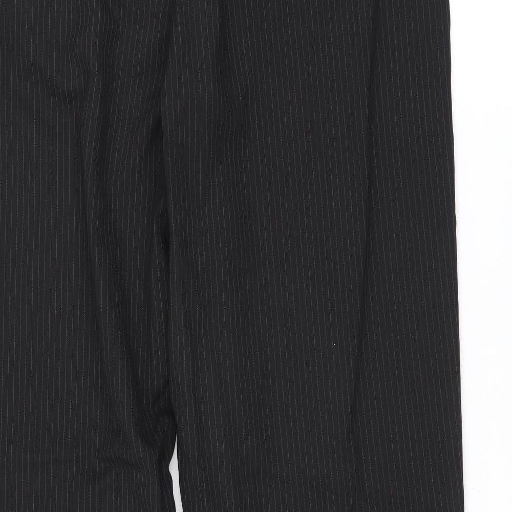 Burton Mens Beige Striped  Trousers  Size 38 in L30 in