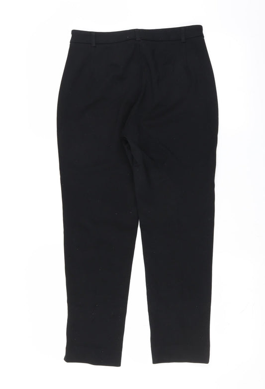 Marks and Spencer Womens Black   Trousers  Size 10 L25 in