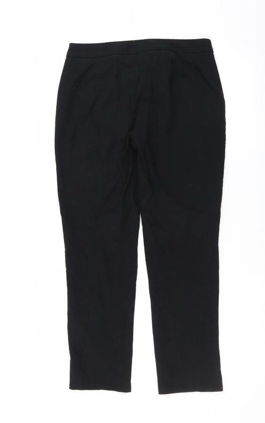Marks and Spencer Womens Black   Trousers  Size 12 L27 in