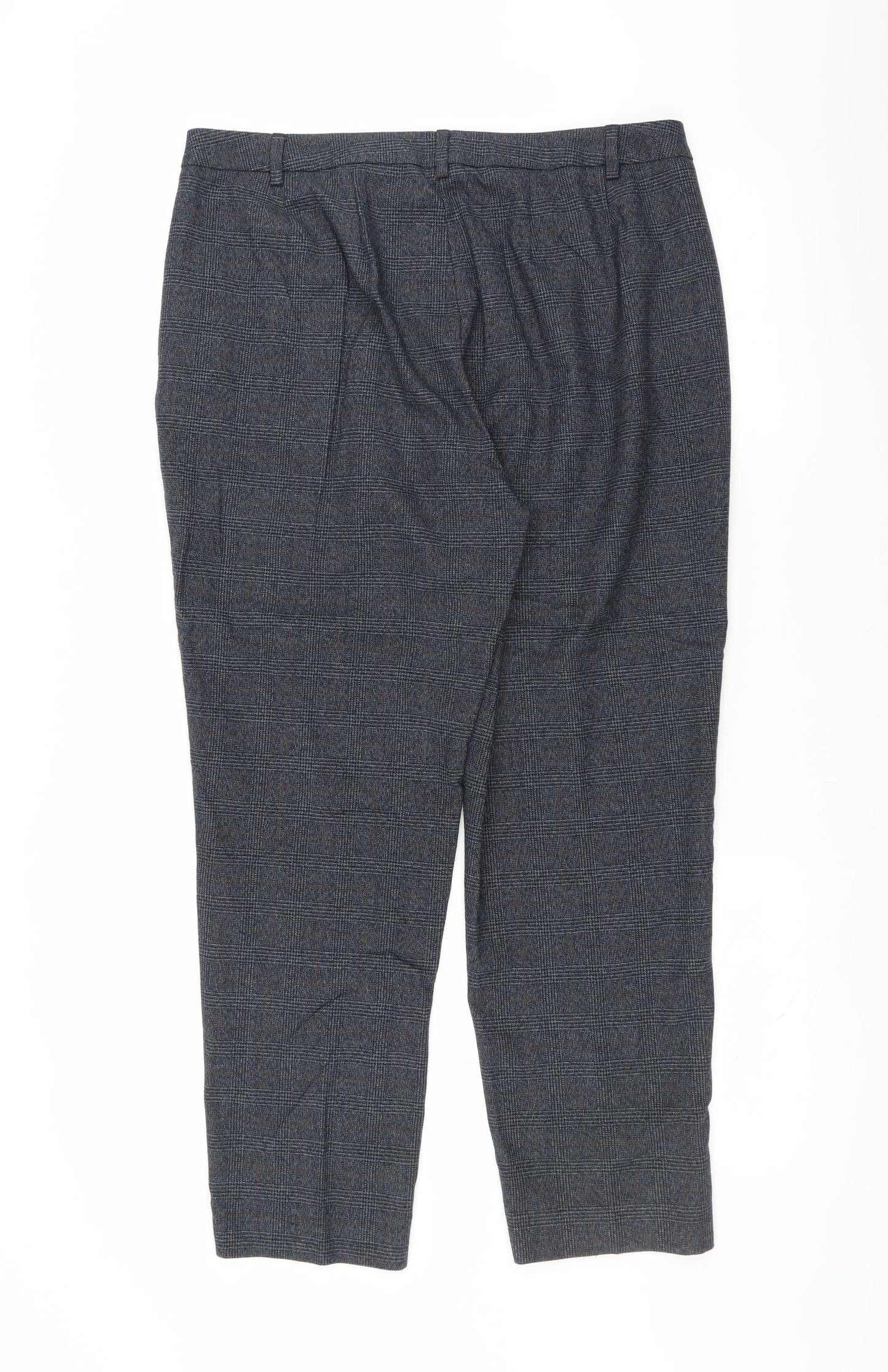 Marks and Spencer Womens Blue   Trousers  Size 16 L25 in