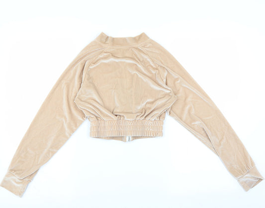 Preworn Womens Beige   Full Zip Jumper Size S  - cropped