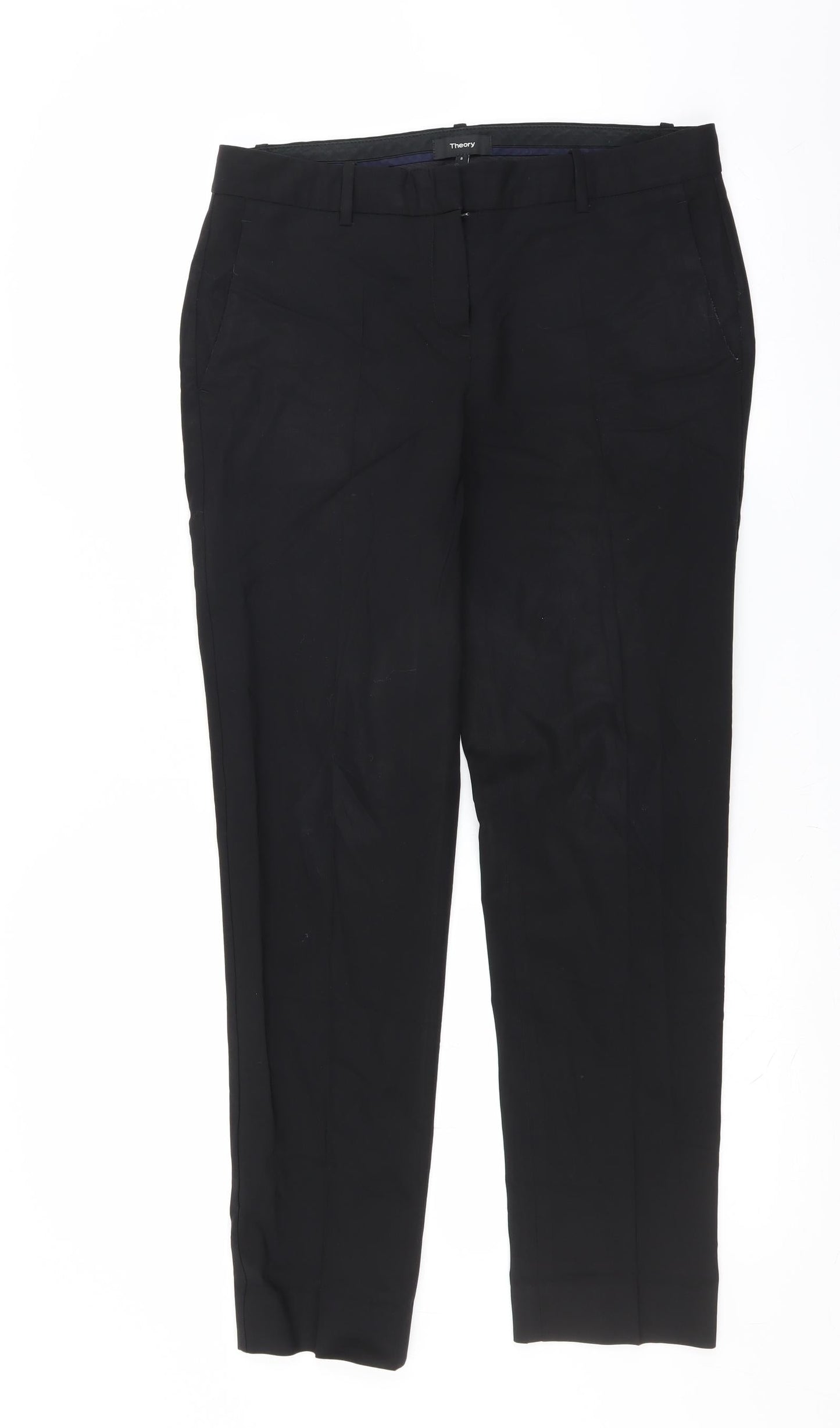 Theory Womens Black   Trousers  Size 8 L29 in