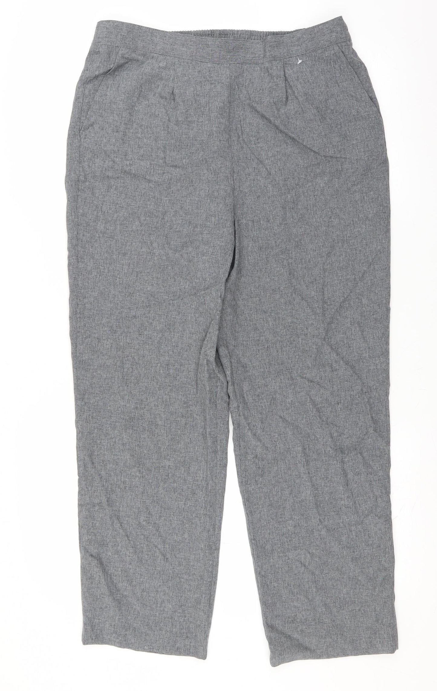 Bonmarché Womens Grey   Trousers  Size 14 L27 in