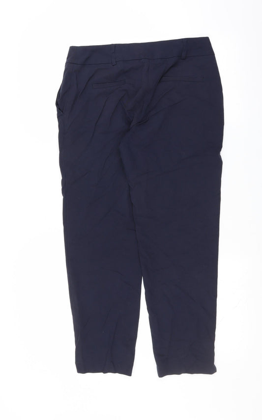 Dorothy Perkins Womens Blue   Trousers  Size 10 L27 in