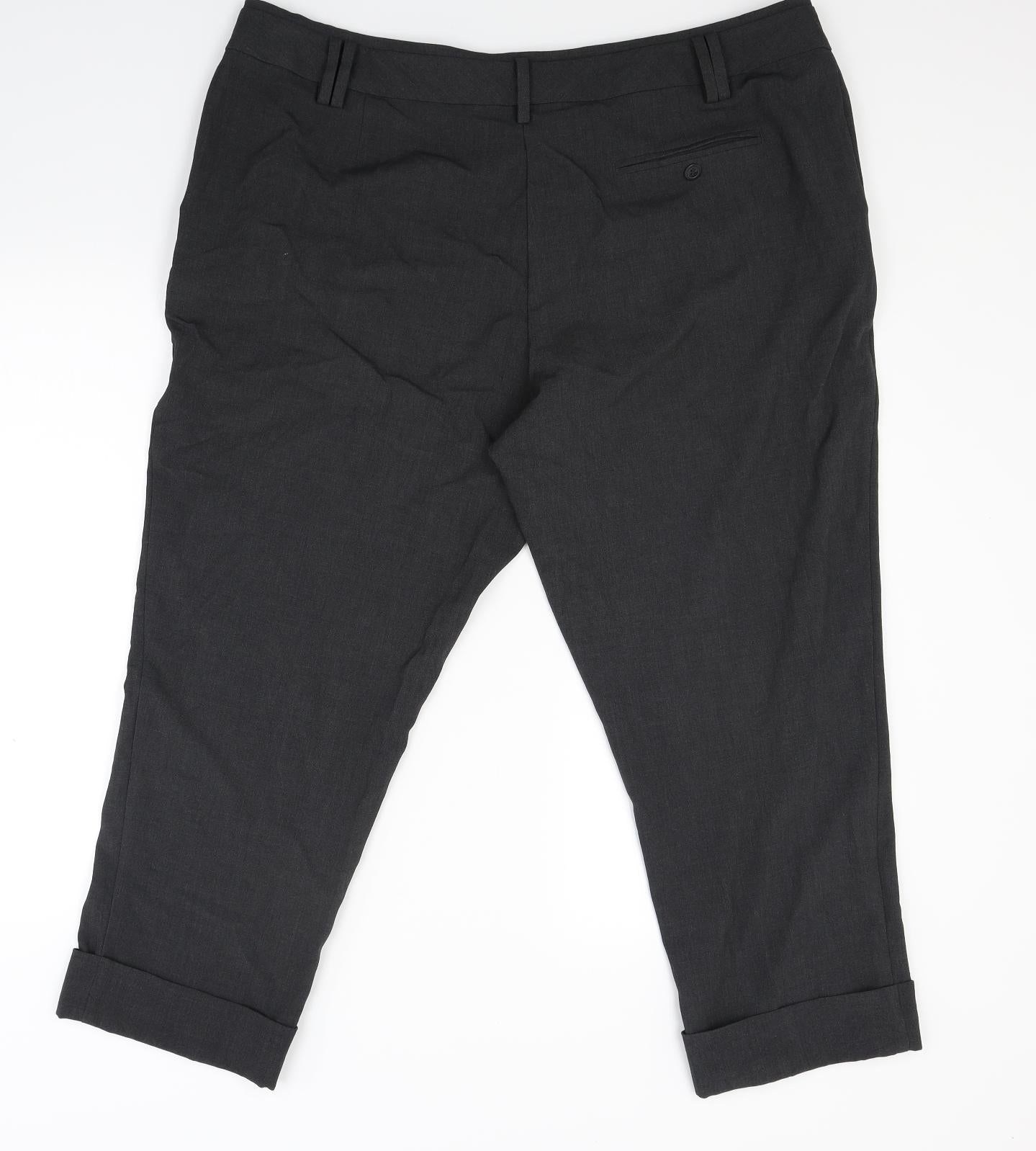 Marks and Spencer Womens Grey   Trousers  Size 20 L23 in
