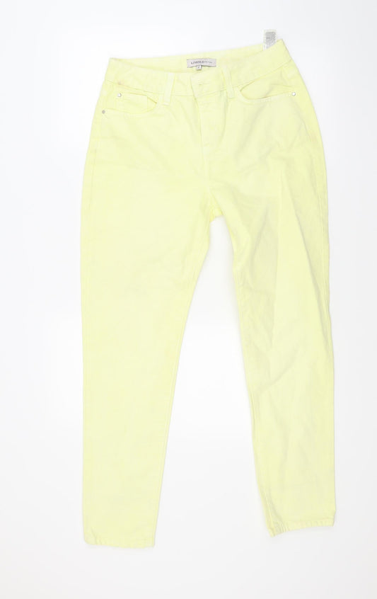 Marks and Spencer Womens Yellow  Denim Skinny Jeans Size 10 L28 in