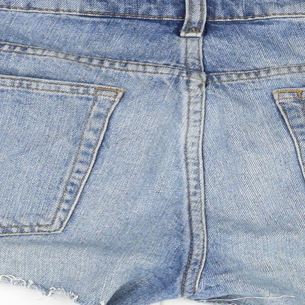 Divided Womens Blue  Denim Cut-Off Shorts Size 10