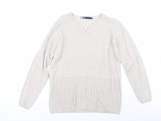 EWM Womens Beige   Pullover Jumper Size M
